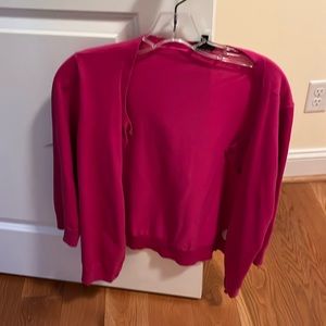 Three-quarter length sleeve cardigan